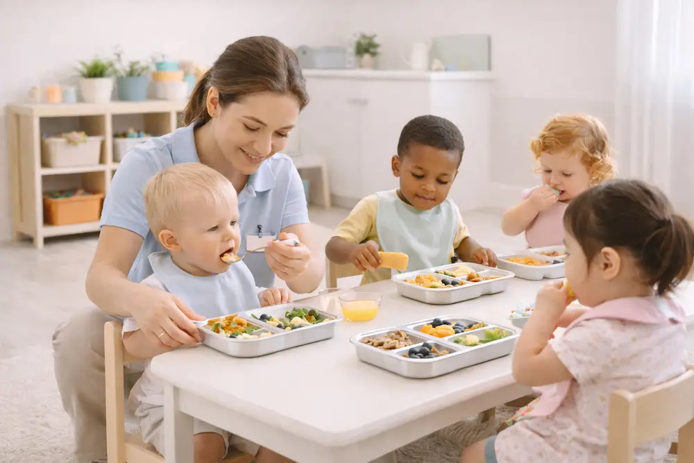 Diversification alimentaire en crèche